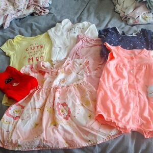 9 Month Summer Girl Clothing Bundle